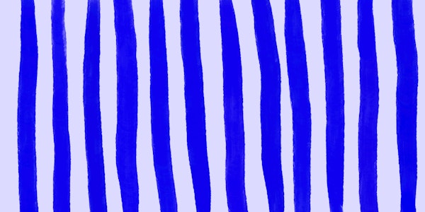 Crazy blue stripes