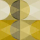 Mustard Gold Retro Geometry