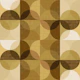 Mustard Gold Retro Geometry