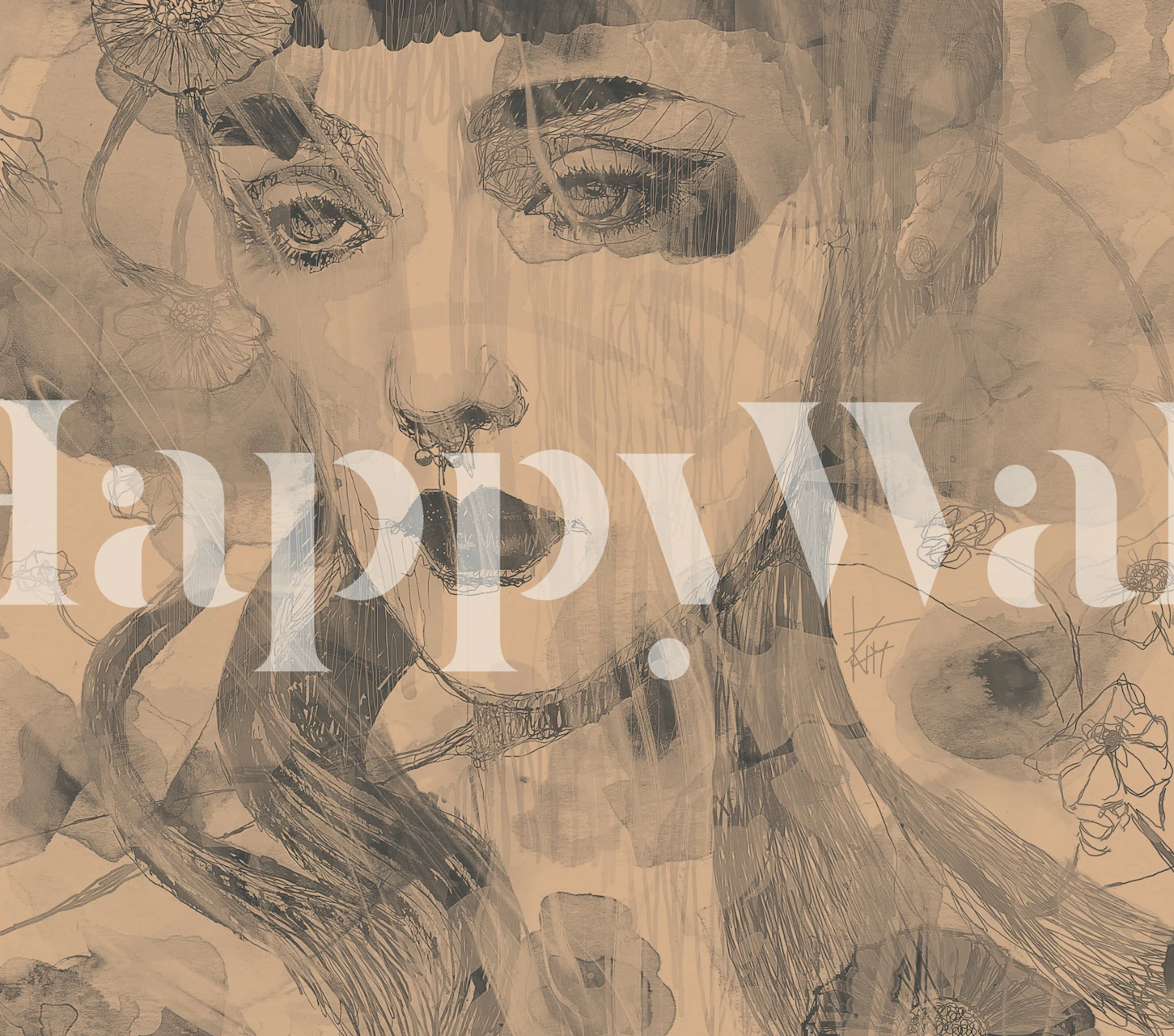 s a m u r a i n 2 wallpaper in a room