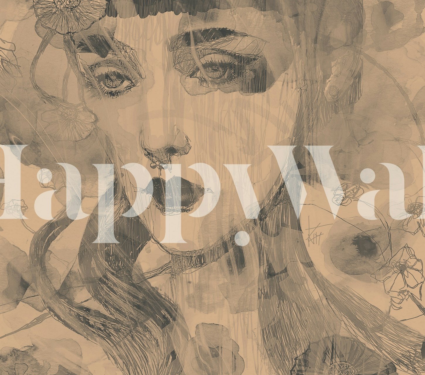 s a m u r a i n 2 wallpaper in a room