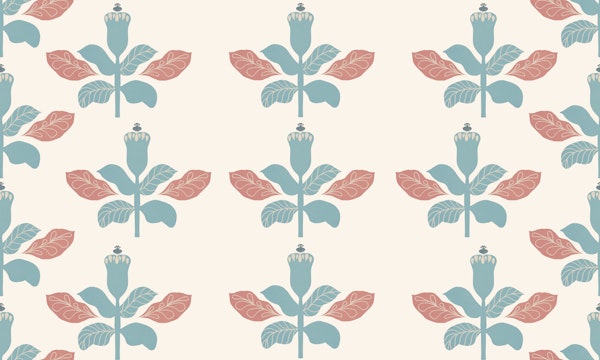 Mid Century Botanical Pastels