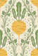 Country Kitchen Turnip Botanical Vines Gold