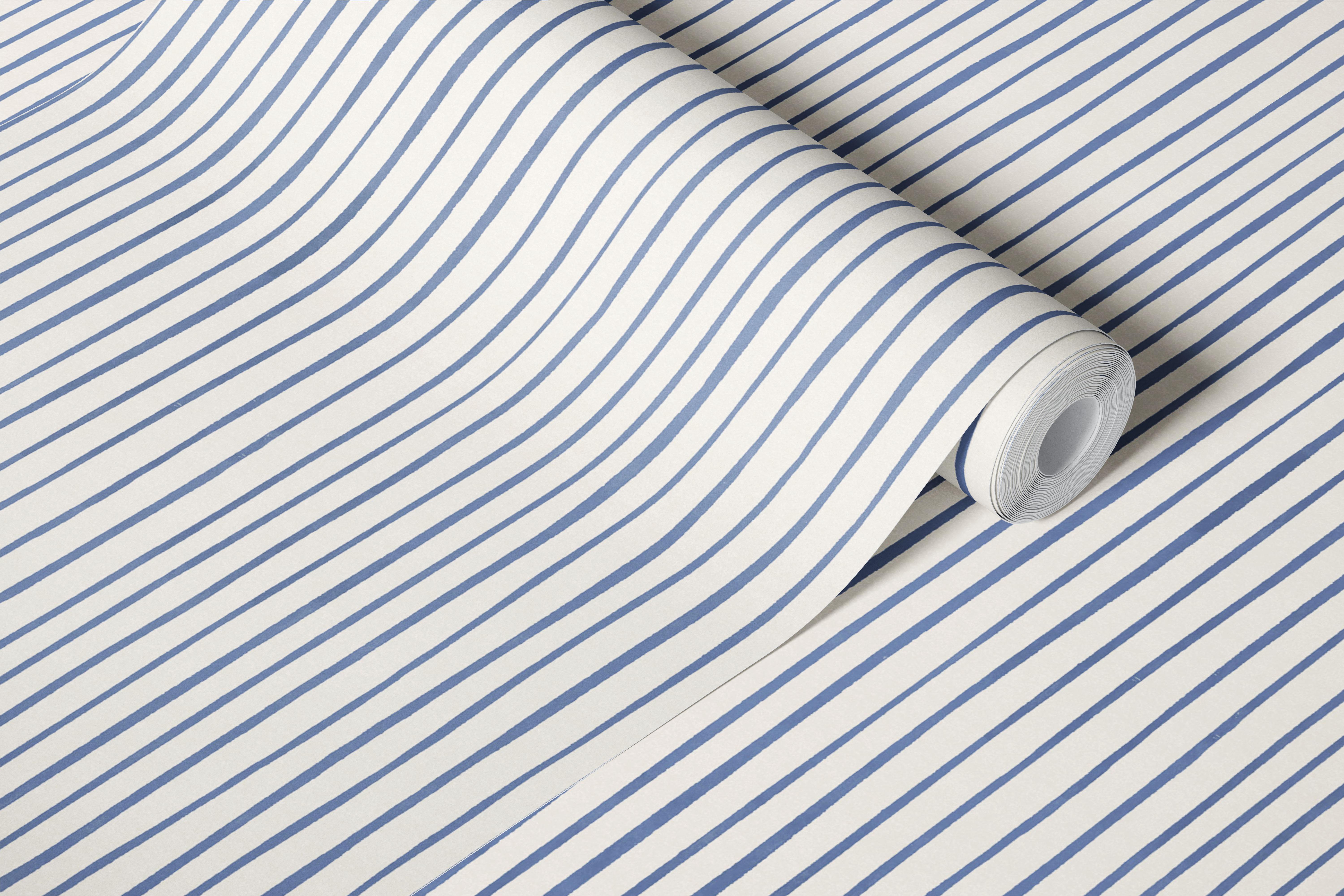 Blue vertical stripes wallpaper design