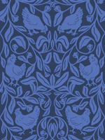 Blue Hens Craftsman Style Pattern tapetas