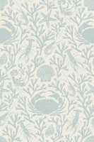 Coastal Ocean Crabs and Shells - Muted Green tapetas