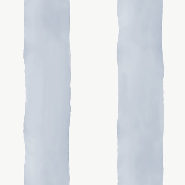 Watercolour Stripes - Dove Blue