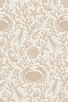 Neutral Coastal Ocean Rock Pool - Beige Cream tapetas