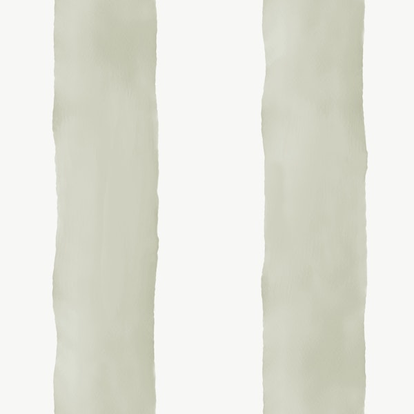 Watercolour Stripes - Sage Green