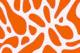 Orange White Organic Spots