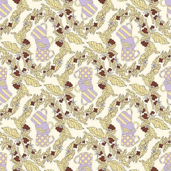 Pastel Kitchen Tea Cup Toss