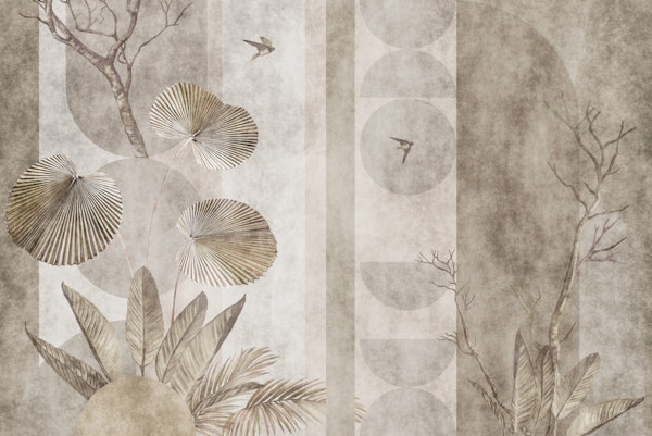 Tropical Dried Leaves Art