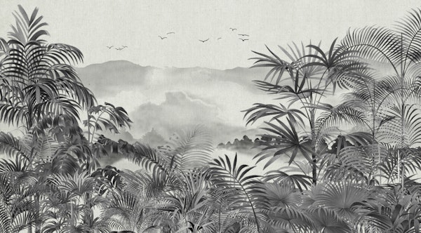 Elegant Tropical Leaves Design