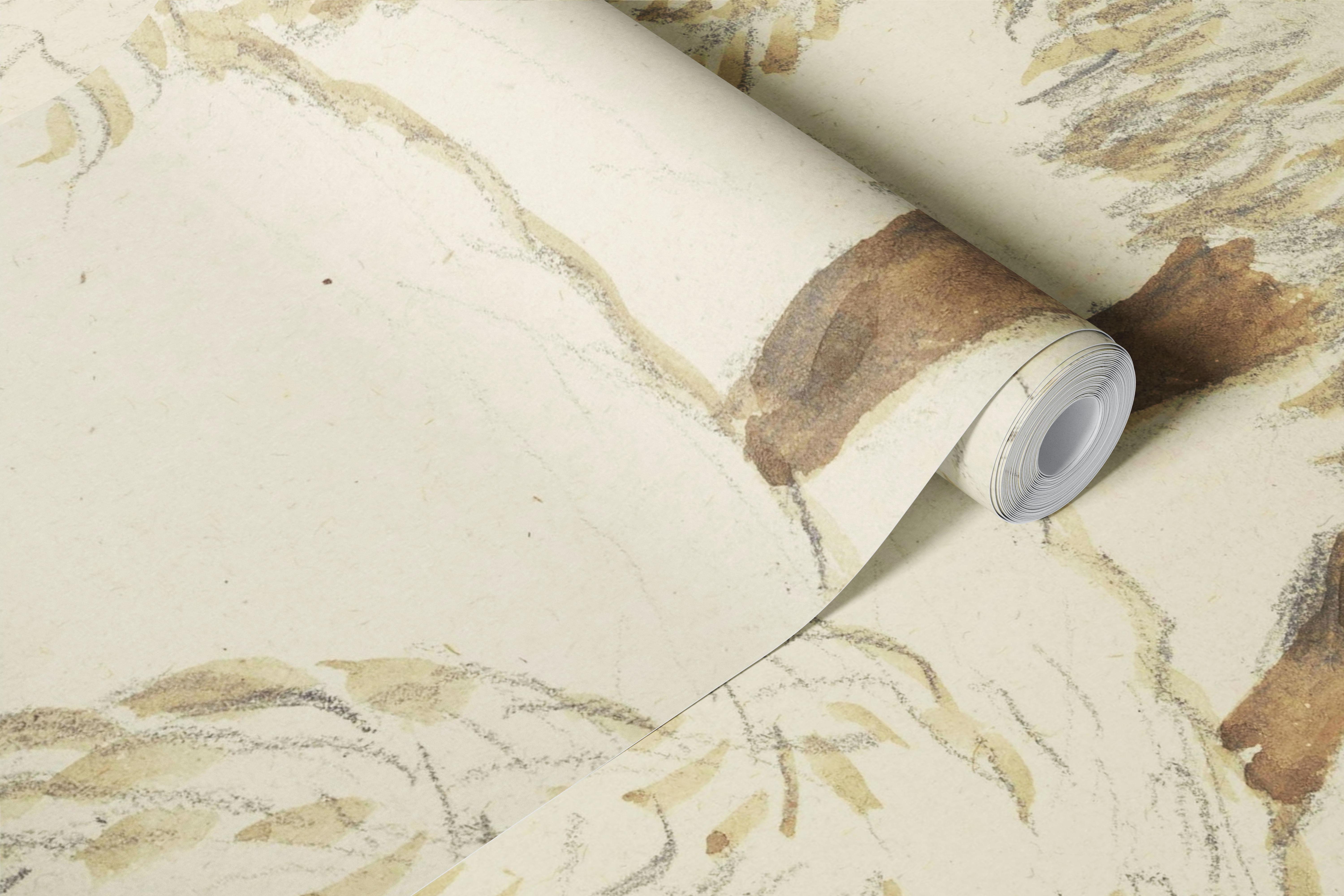 Bájos, bolyhos bárányos tapéta egy hangulatos szobában