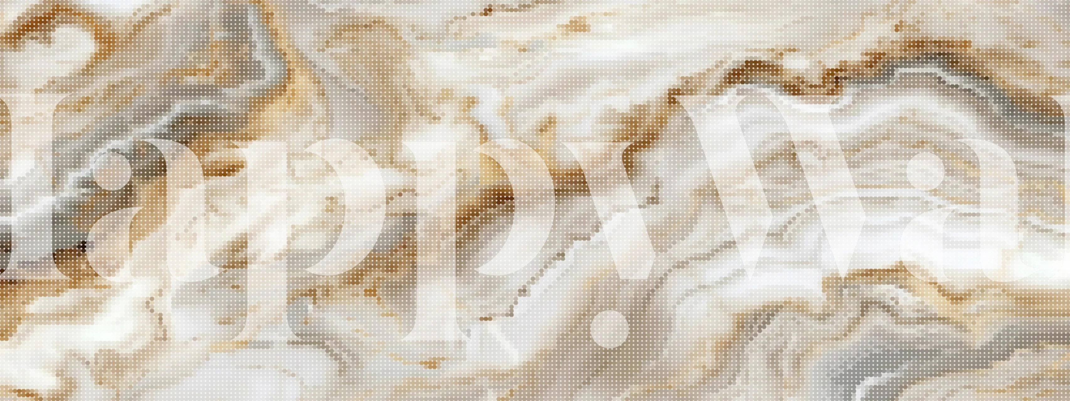 Cream and brown marble wallpaper in a room