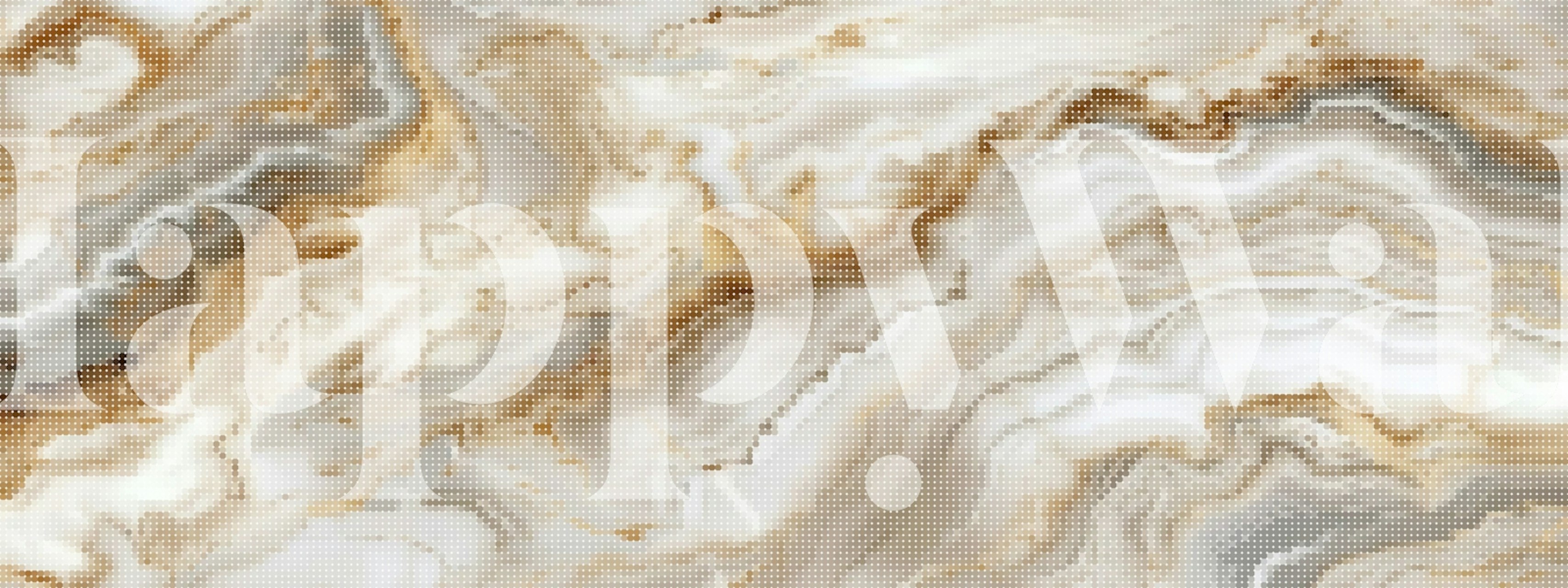 Cream and brown marble wallpaper in a room