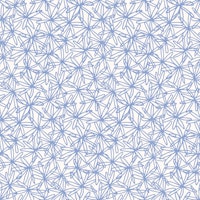 Minimal Floral Linework Blue wallpaper