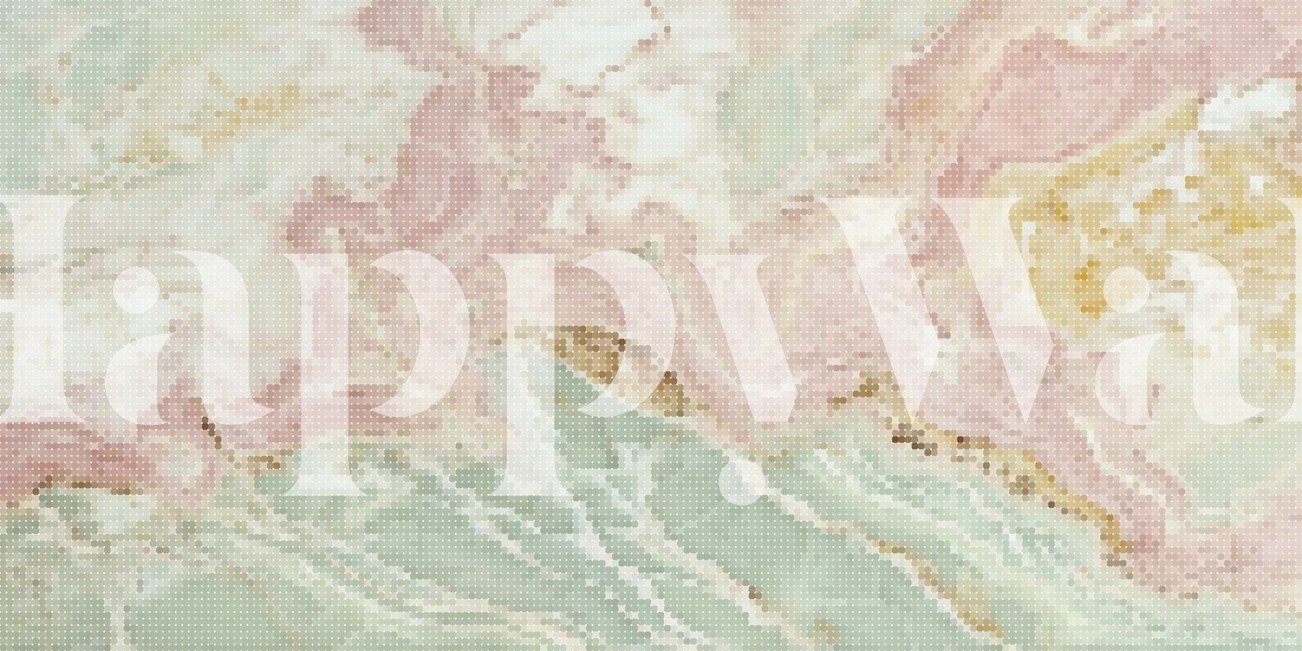 Tapeta Pink And Mint Light Stone v místnosti