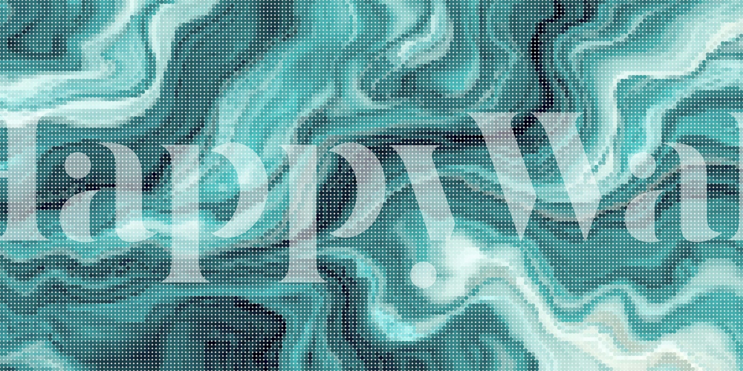 Deep Ocean Turquoise Stone wallpaper in a room