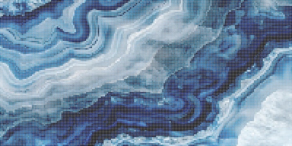 Dusk Blue Stone Mosaic