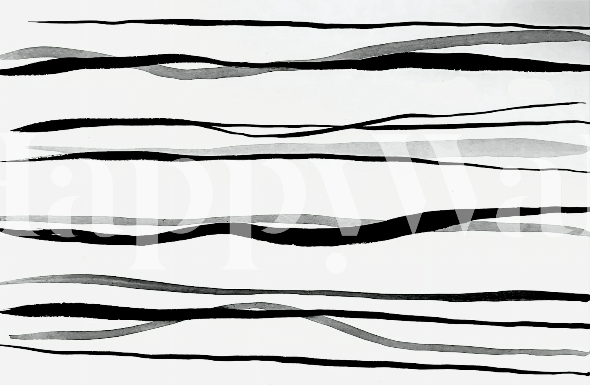 Line waves 01 tapet vist i et rom