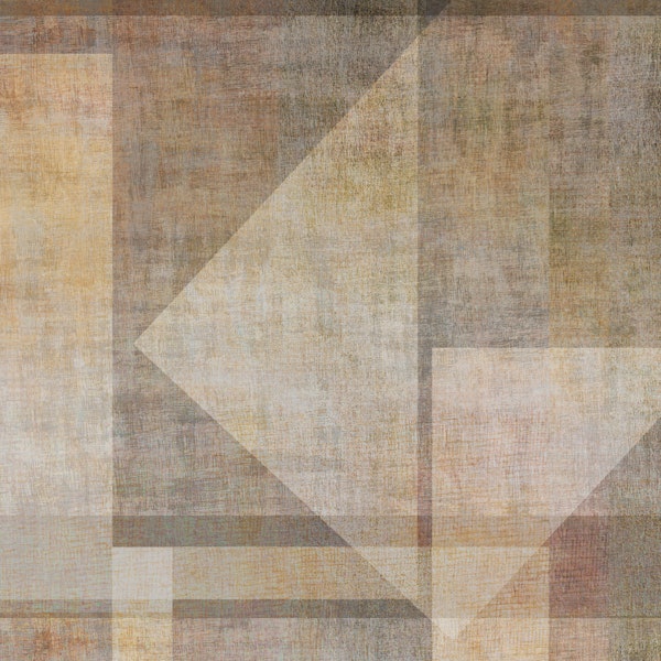 Warm Sandstone Geometric Abstract