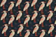 Navy Heron Elegance