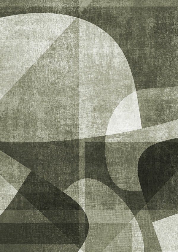 Muted Sage Geometric Blocks