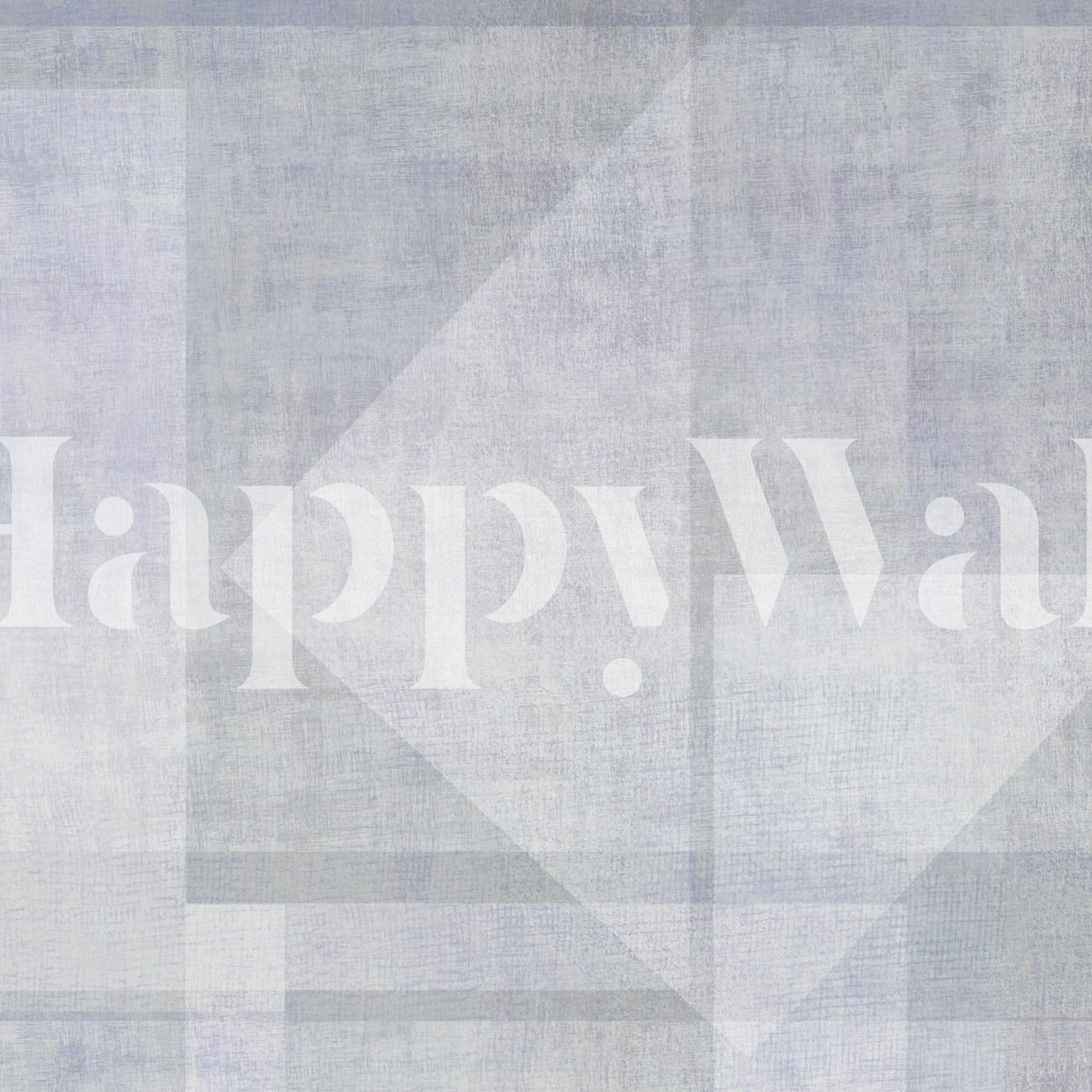 Soft gray geometric linen texture wallpaper in a room