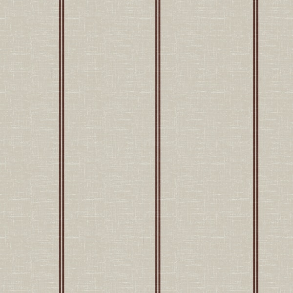 Beige Linen Vertical Stripes
