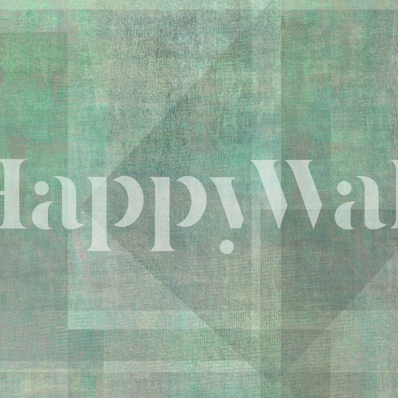 Weathered Teal Fabric Wash behang in een kamer