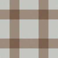 Soft Brown Cream Buffalo Plaid Large tapet