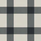 Charcoal Gray -Offwhite Gingham Squares
