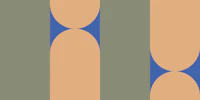 Minimal Abstract Archway Stripes tapeta