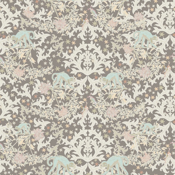 Symmetrical Monkeys in Beige