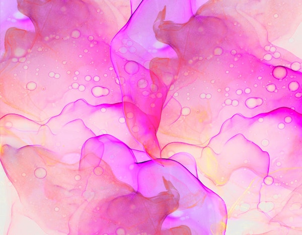 Pink Girly Liquid Art