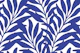 Leaf Forest - Blue and White