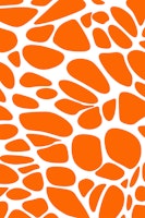 Orange Giraffe Spots tapete