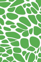 Jungle Spots Geometric Green tapete