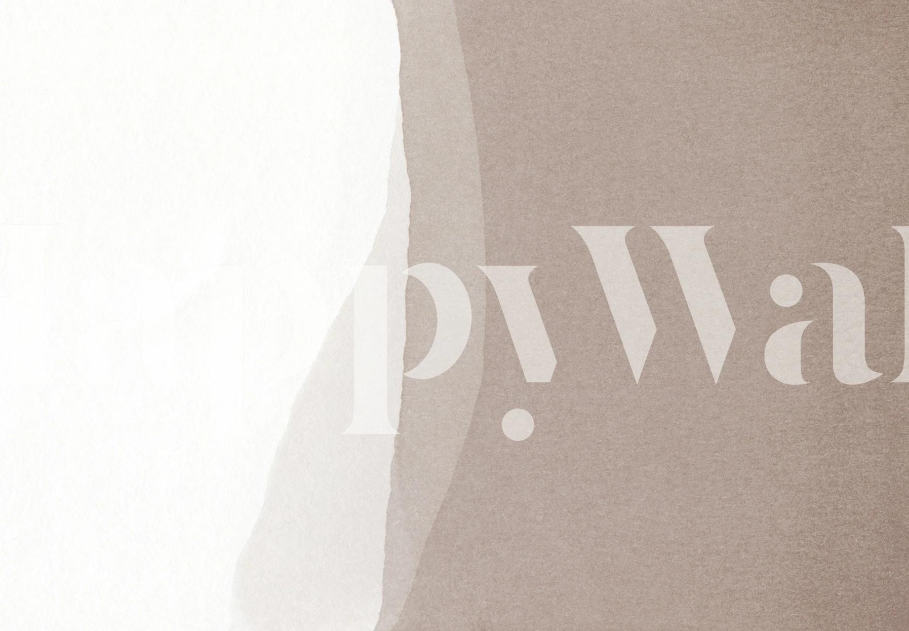 Subtle Layers IV behang in een kamer