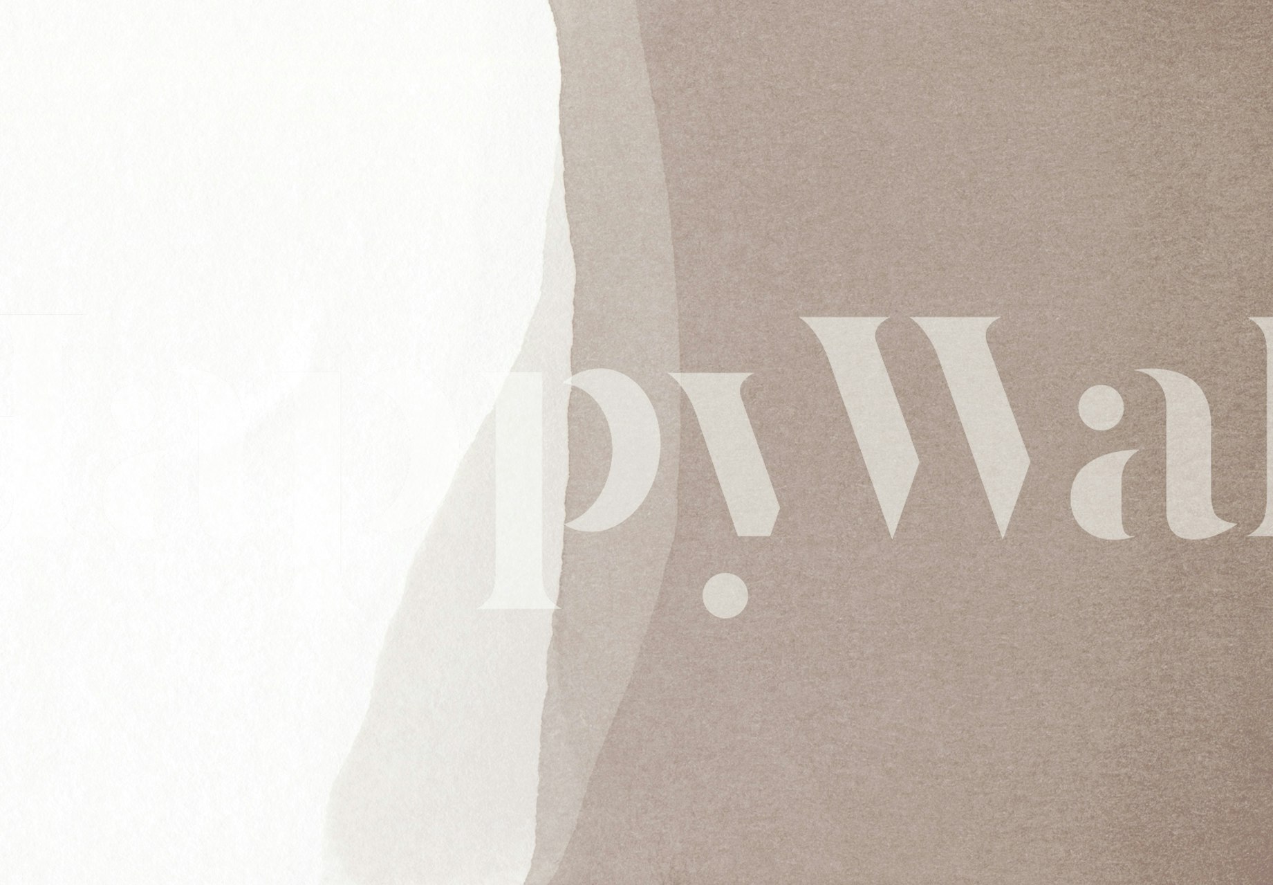 Subtle Layers IV wallpaper in a room setting