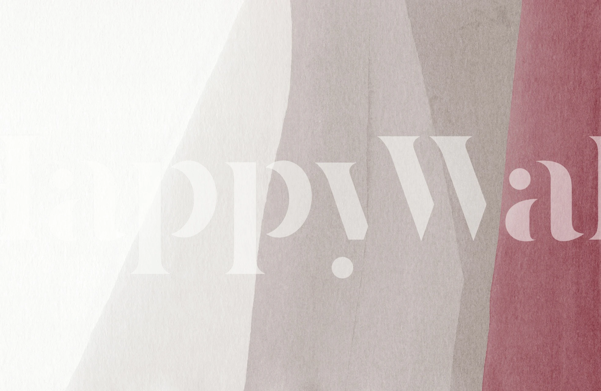 Subtle Layers VI wallpaper in a room