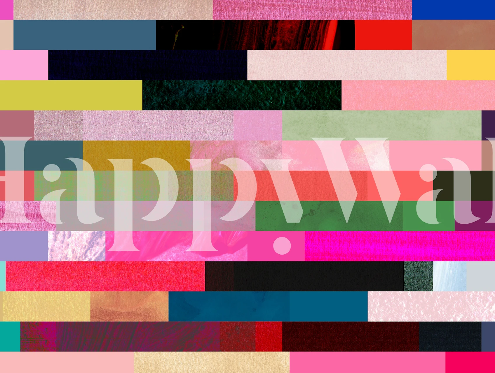 Barevný design tapety v místnosti