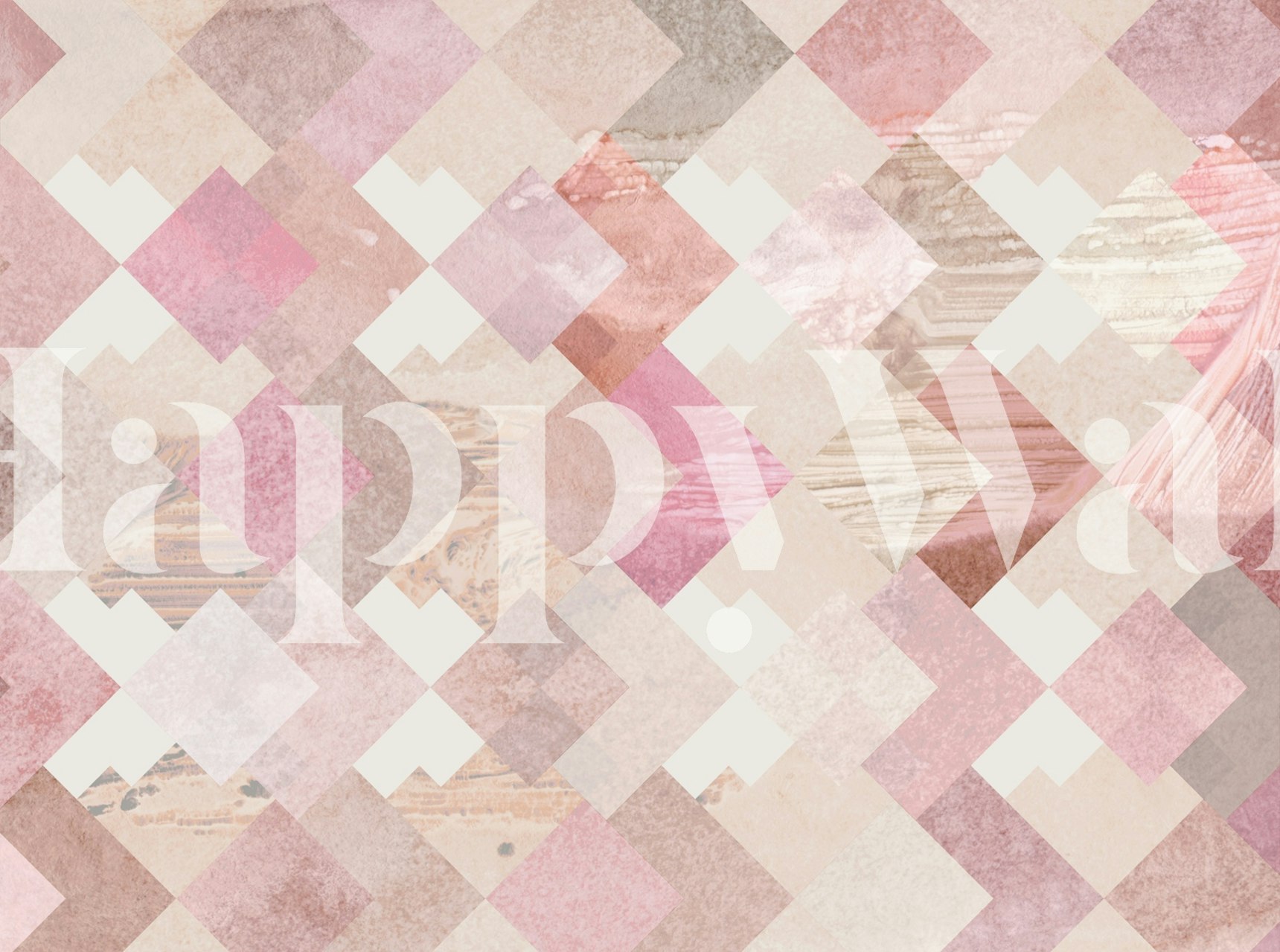 Papel pintado Pattern L6 mostrado en una habitación