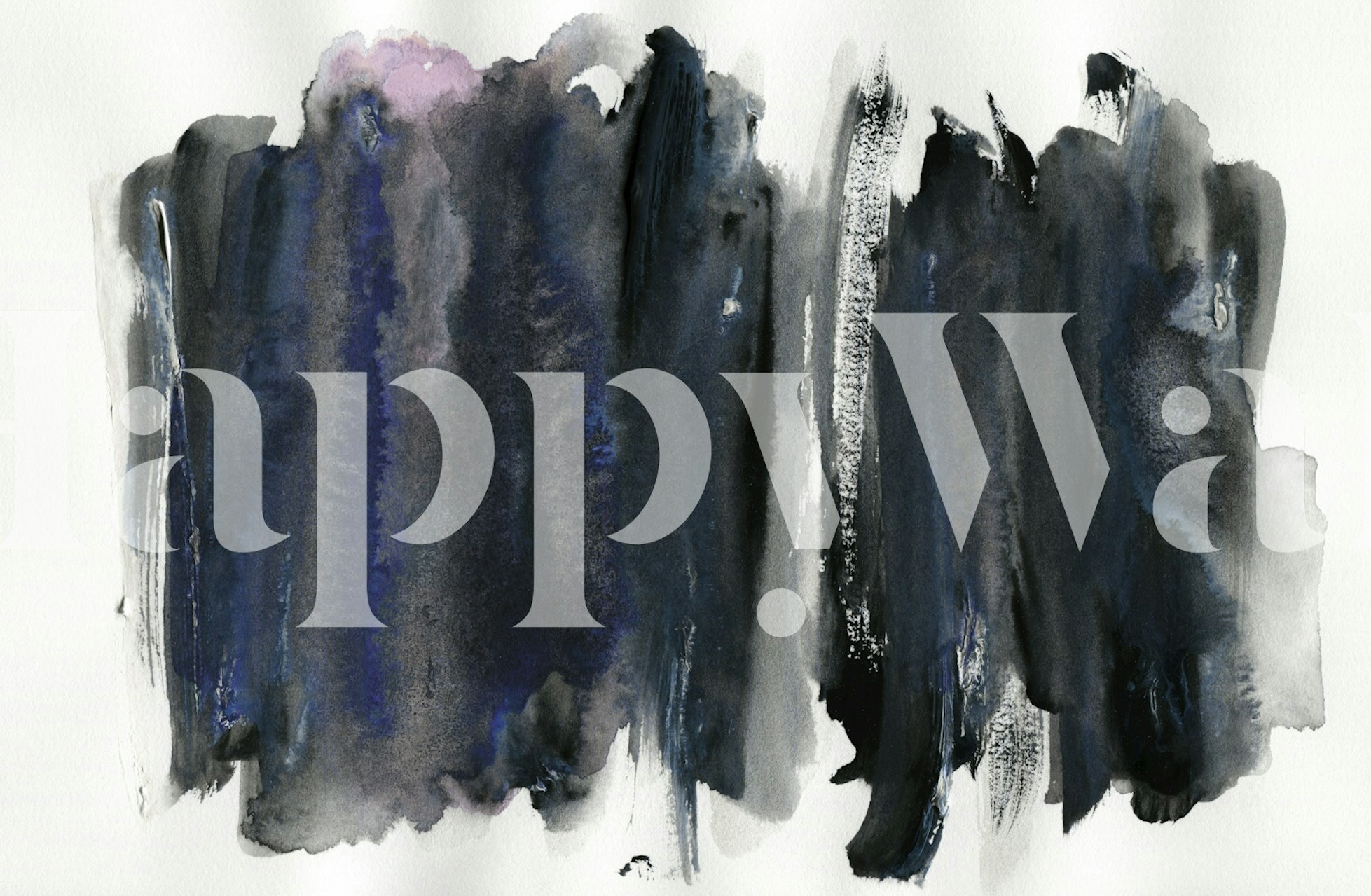 Abstract Cm17 wallpaper in a modern room