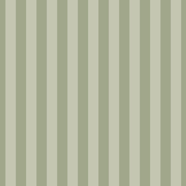 Vertical Stripes - Soft sage green - Medium