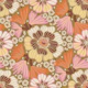 Flower power in golden yellow beige pink