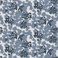 Woven blossoms dark grey coastal vibes tapete