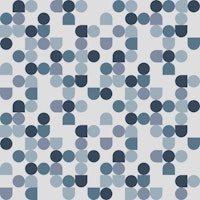 Geometric shapes coastal vibes jumbo wallpaper