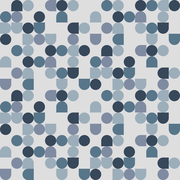 Geometric shapes coastal vibes small